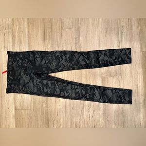 Spanx black camo leggings